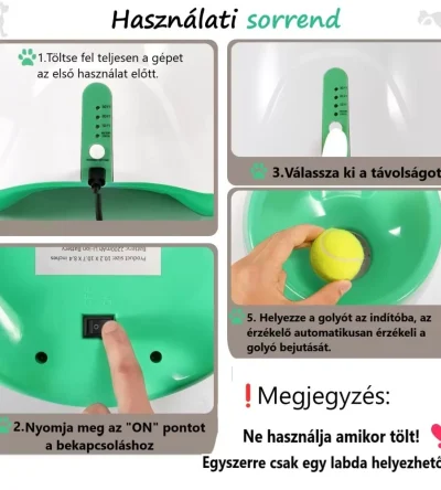 Automata labda kilövő kutyáknak – egyszerű játék, végtelen szórakozás