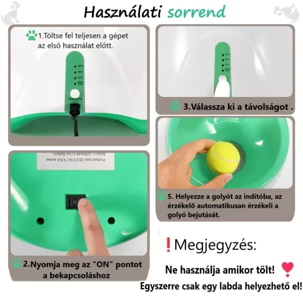Automata labda kilövő kutyáknak - egyszerű játék, végtelen szórakozás - Image 2