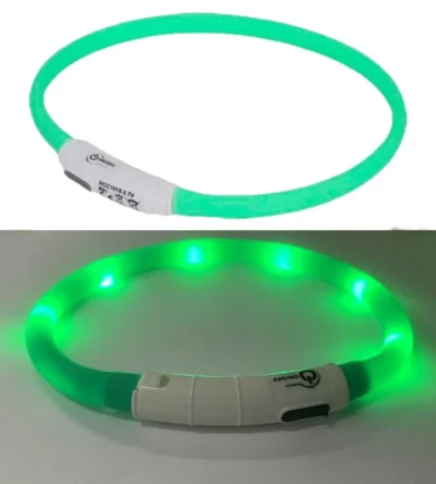 LED vágható világítós nyakörv-72cm